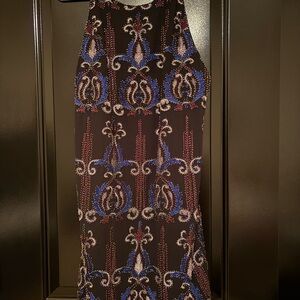 Francesca's Collections Blue Embellished Shift Dress